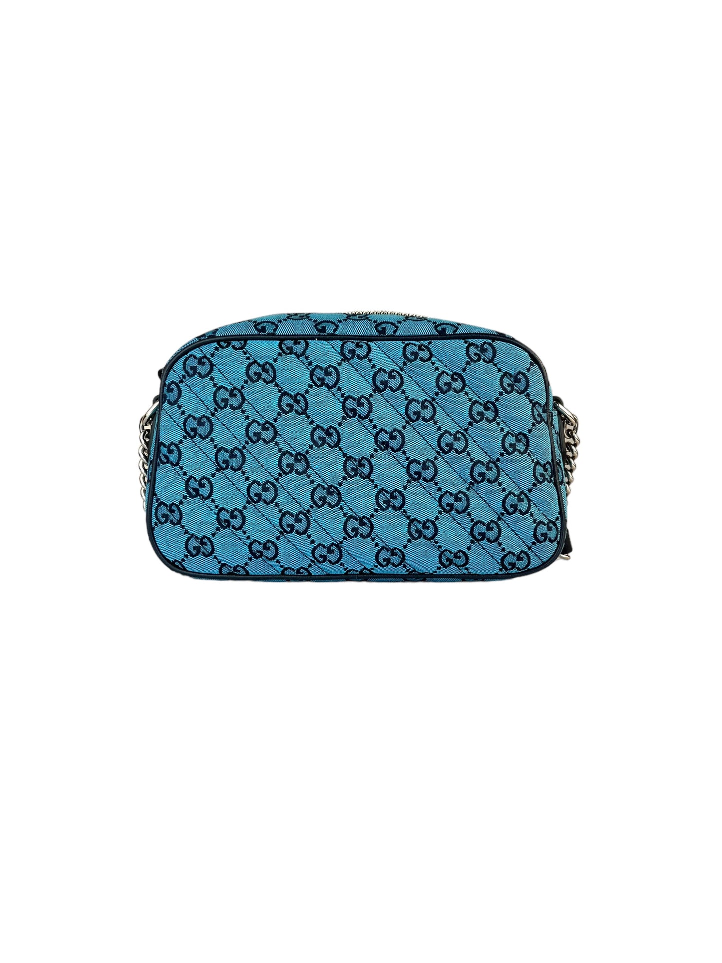 Gucci GG Diagonal Quilted Canvas Marmont Camera Bag