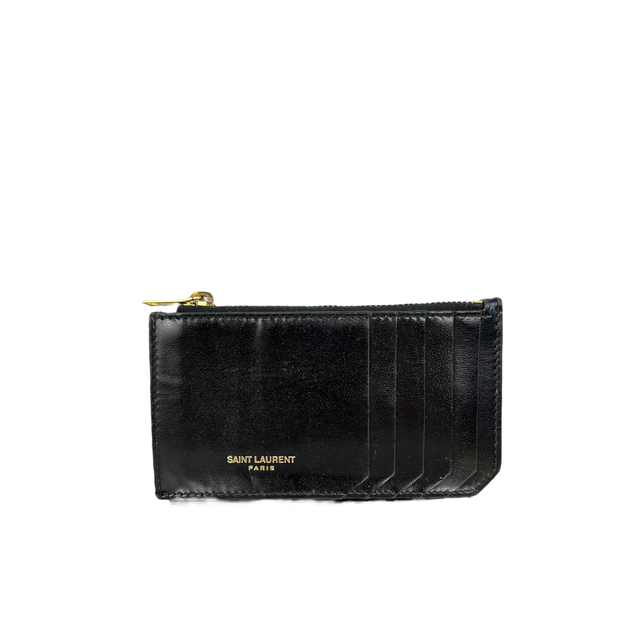Saint Laurent Fragments Zip Pouch Card Holder – The Luxury