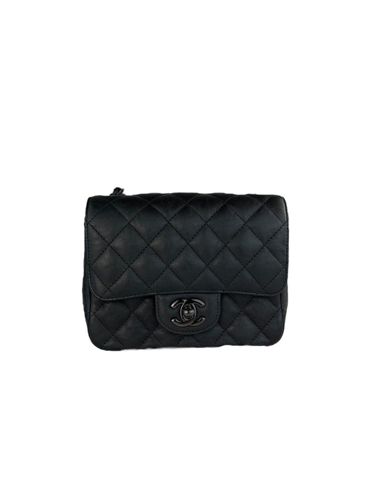 Chanel So Black Square Classic Flap Mini