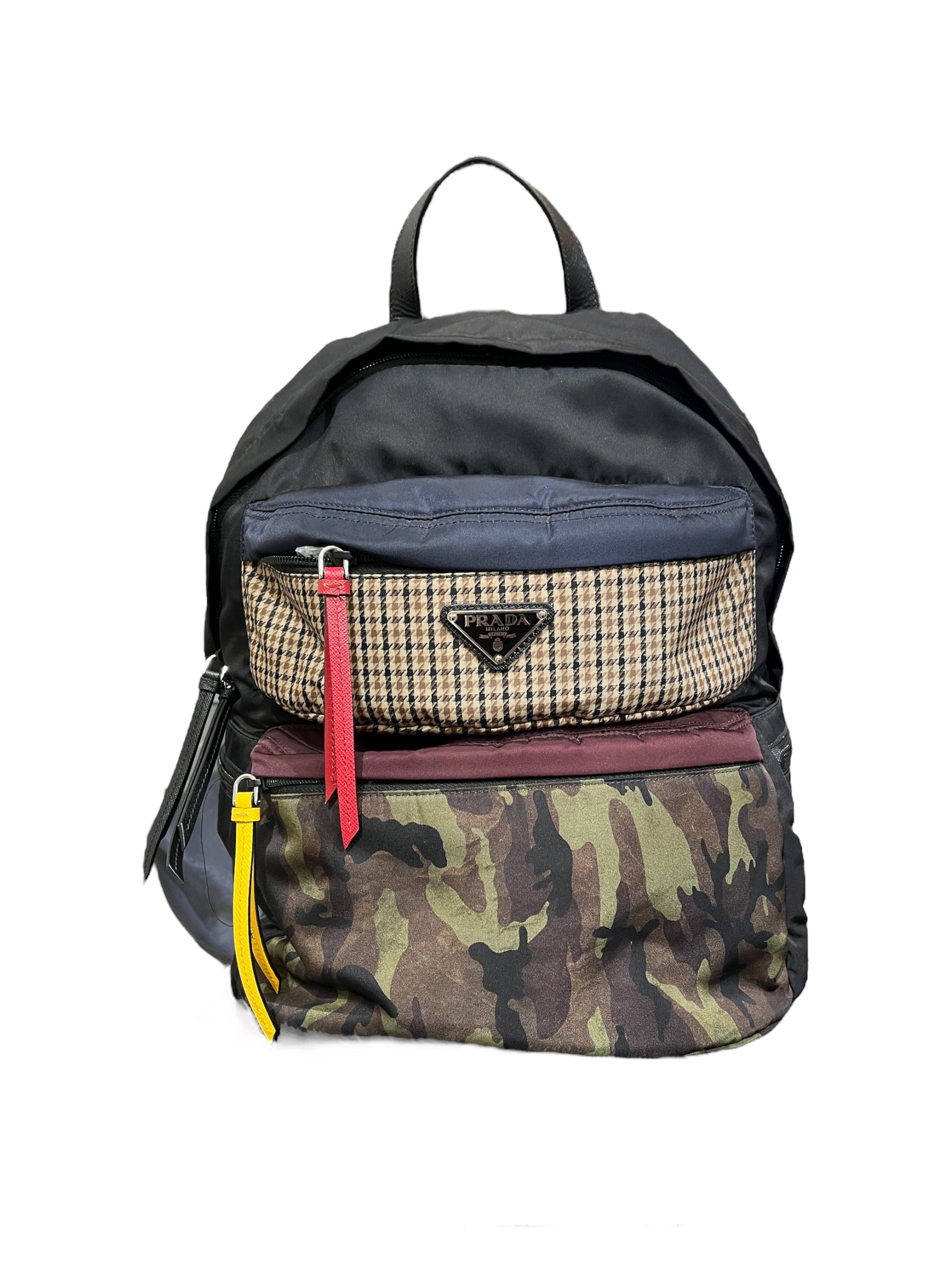 Prada Tessuto Nylon Camo/Plaid Backpack – The Luxury Exchange PDX