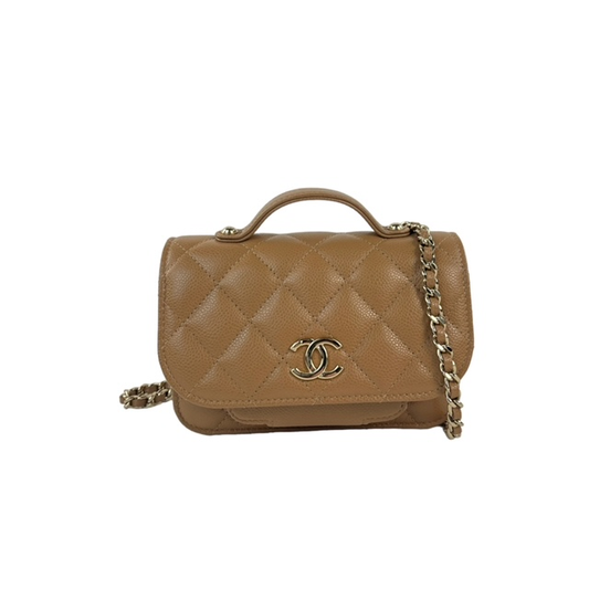 Chanel Small Business Affinity Caviar Flap