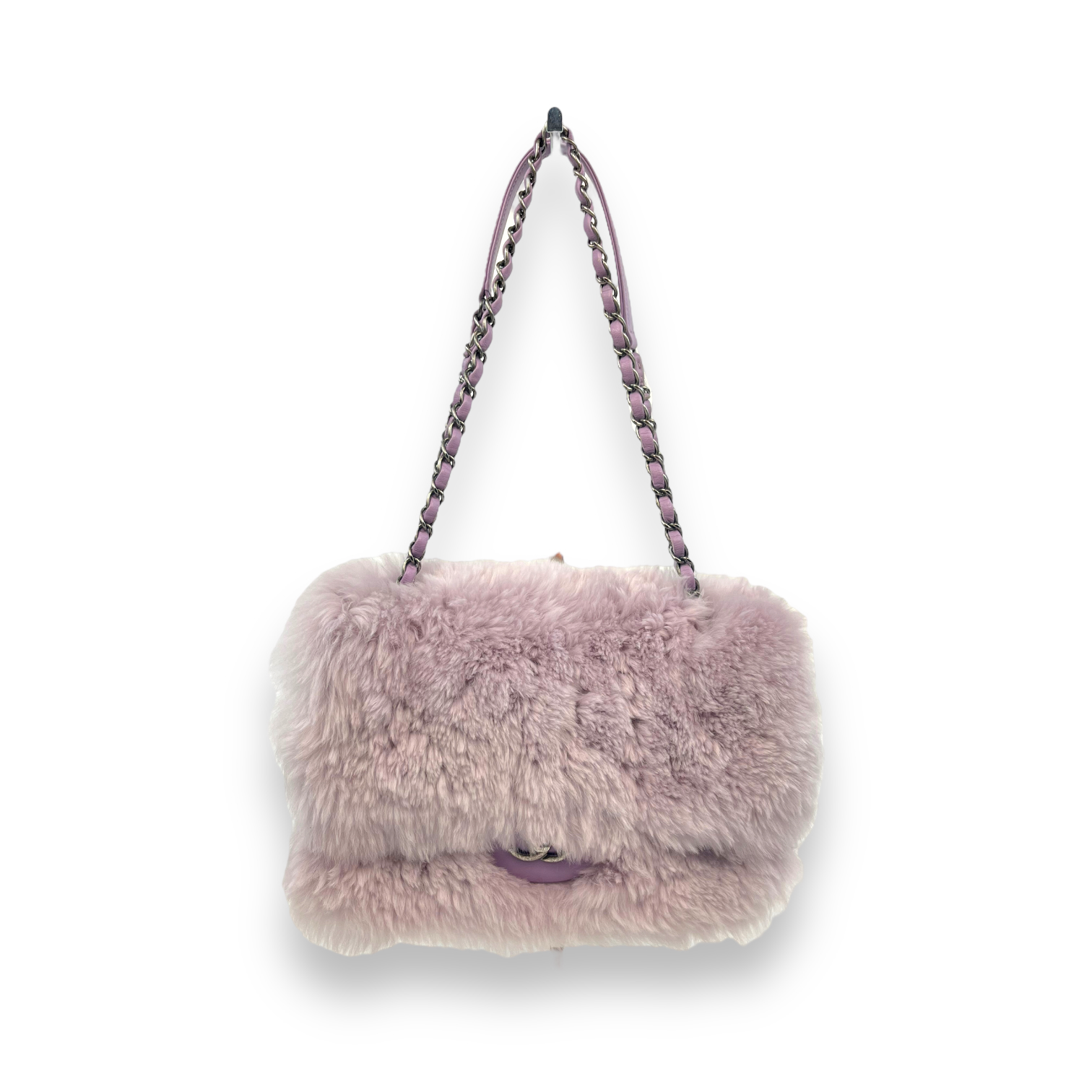 Chanel Lavender Rabbit Fur Flap Bag – The Luxury Exchange PDX Chanel Lavender Rabbit Fur Flap Bag – The Luxury Exchange PDX