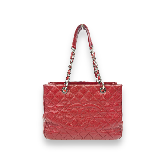 Chanel Quilted Caviar Grand Shopping Tote
