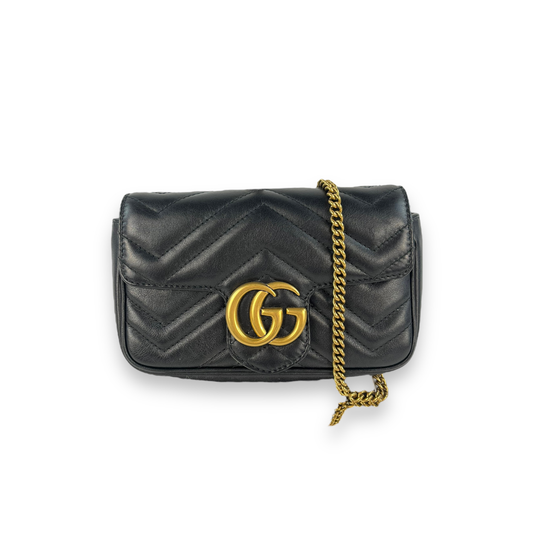 Gucci Super Mini Marmont Chain Bag
