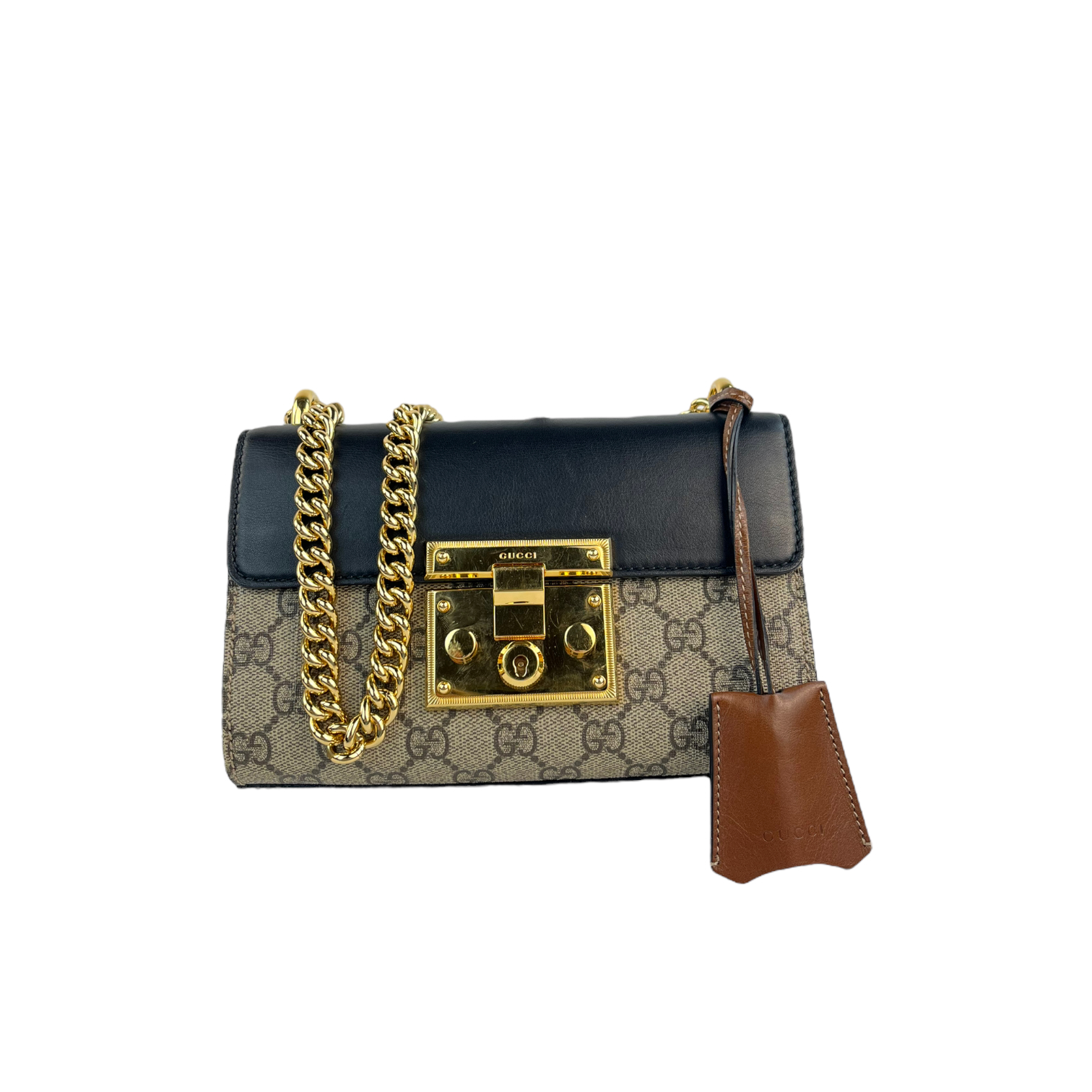 Gucci padlock chain bag clearance