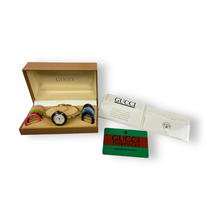 Vintage Gucci Color Changing Bezel Watch