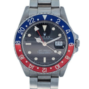 Rolex GMT-Master 'Pepsi' 40mm SS 1988 Black Dial 16750