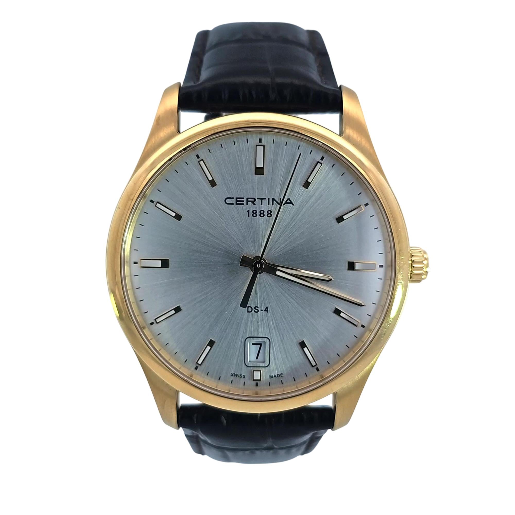 Certina 40mm SS White Dial C0226101603101