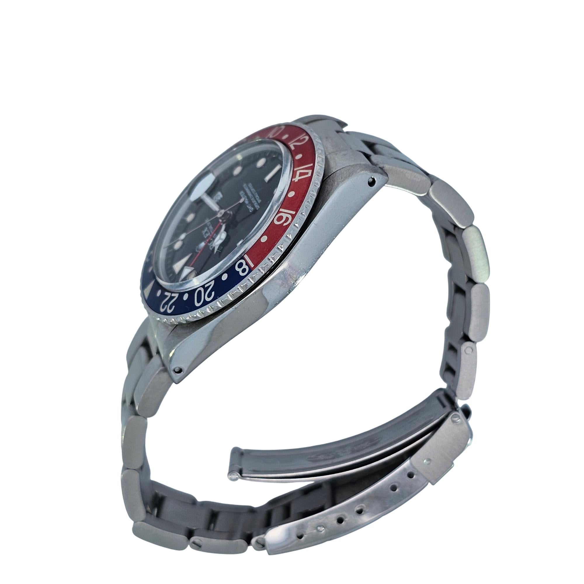 Rolex GMT-Master 'Pepsi' 40mm SS 1988 Black Dial 16750