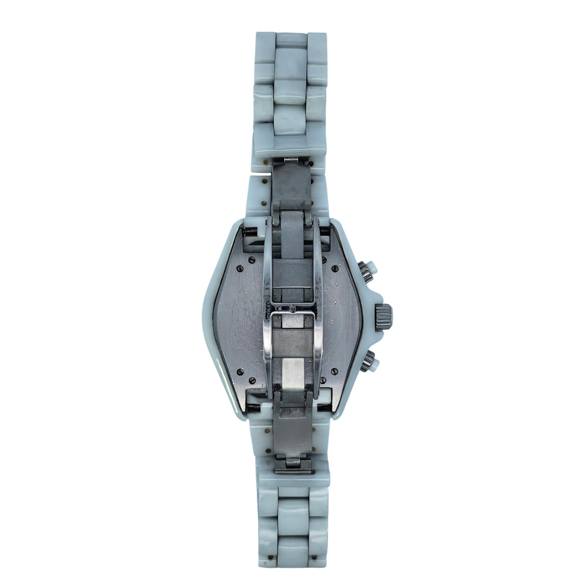 Chanel J12 Chronograph 41mm Ceramic White dial H2009