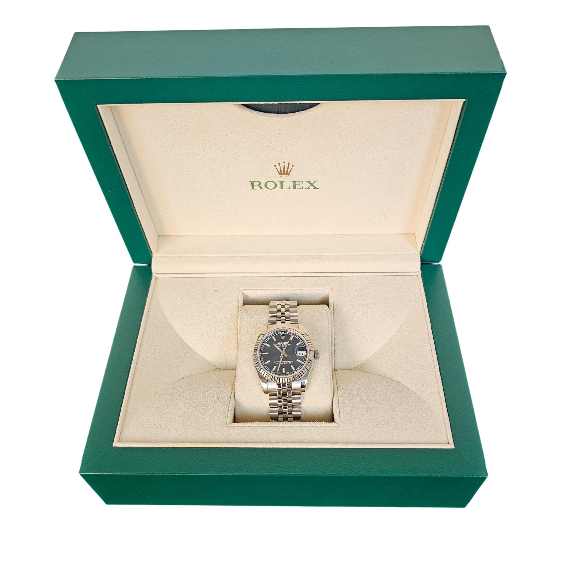 Rolex Oyster Perpetual Datejust 31mm SS 2020 Navy Dial 178274