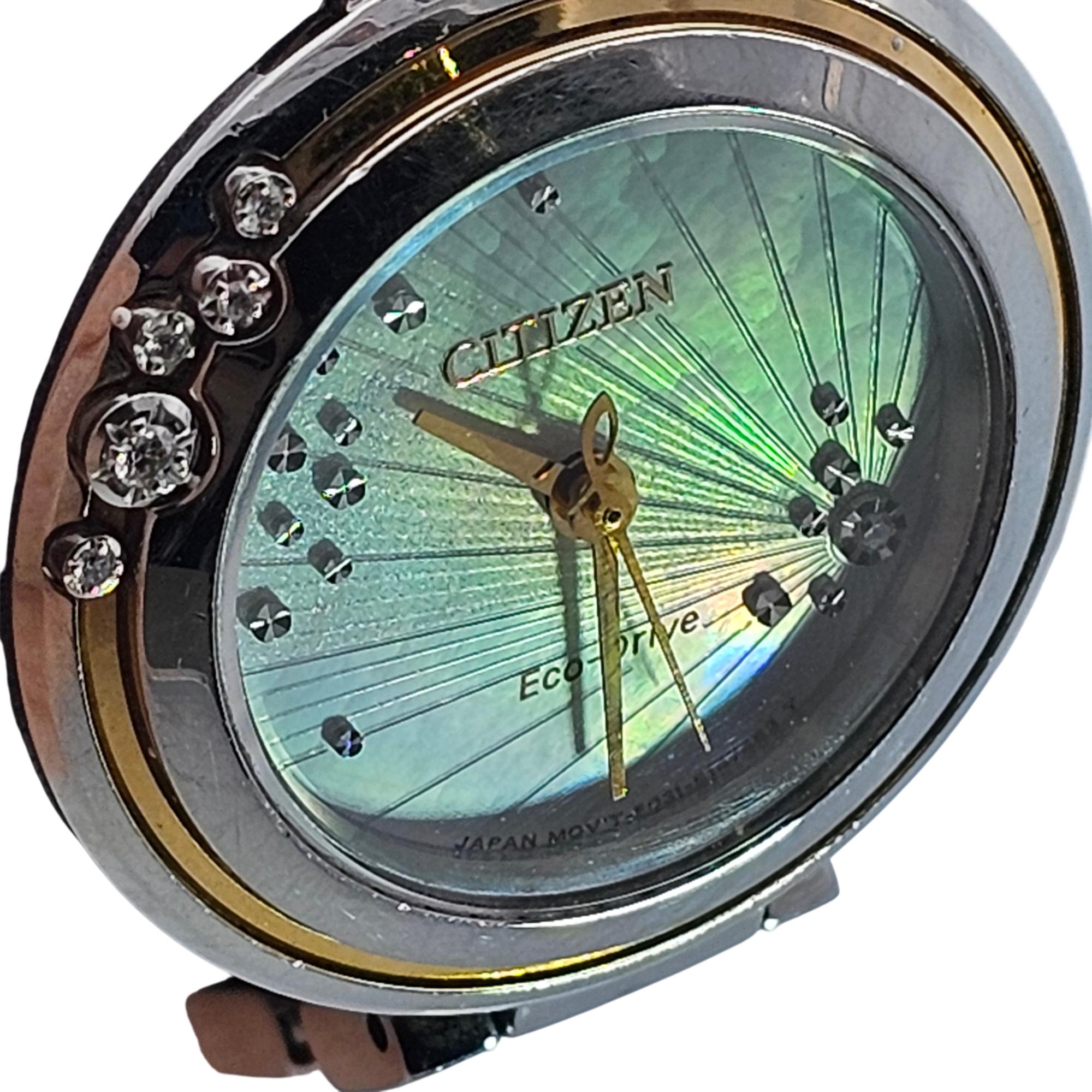 Citizen Carina Diamond Mother of Pearl Dial Eco-Drive EM0464-59D