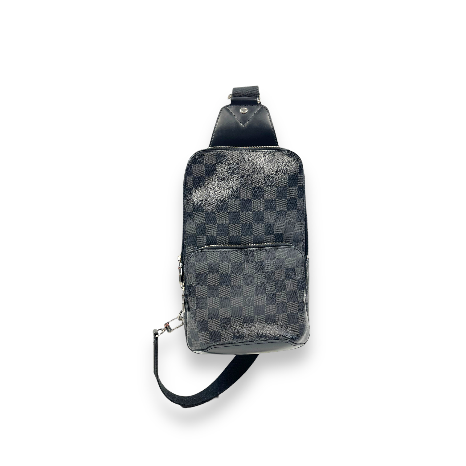 lv avenue sling bag black