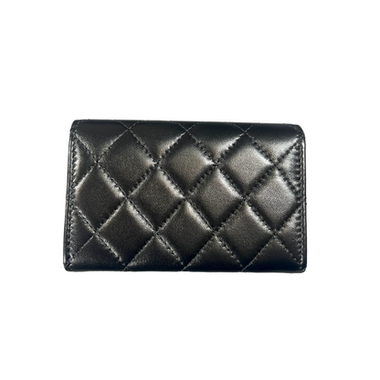 Chanel Quilt Card Holder