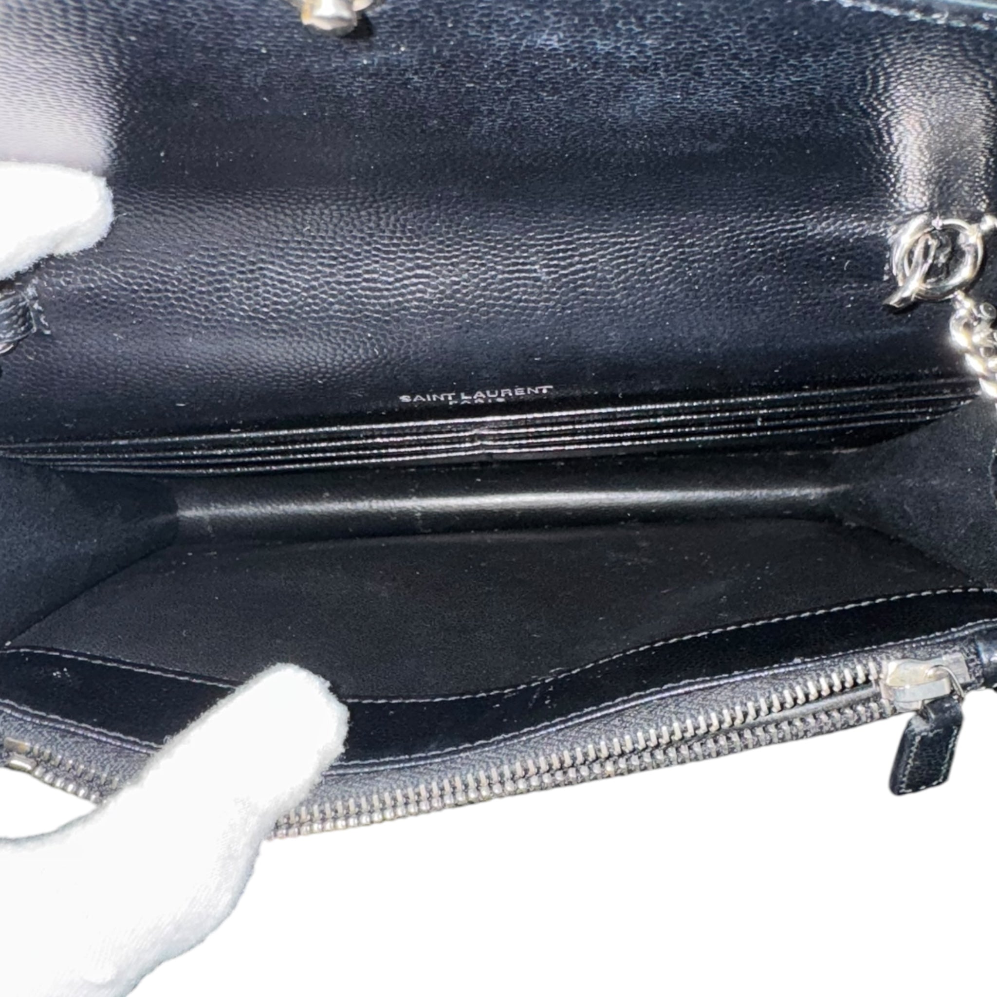 Saint Laurent Cassandre Envelope Chain Wallet