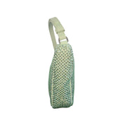 Prada Re-Edition Green Satin Crystal Mini