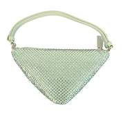 Prada Re-Edition Green Satin Crystal Mini
