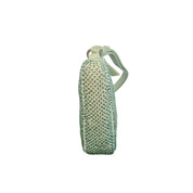 Prada Re-Edition Green Satin Crystal Mini