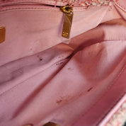 Chanel 19 Pink Tweed Small Flap Bag with Multi-Tone Chain