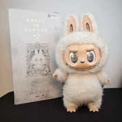 POP MART The Monsters Zimomo Angel In Clouds Labubu Series Collectible Plush Doll