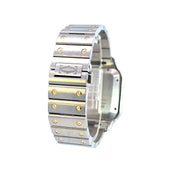 Cartier Santos de Cartier 40mm SS/18KYG 2023 White Dial W2SA0009