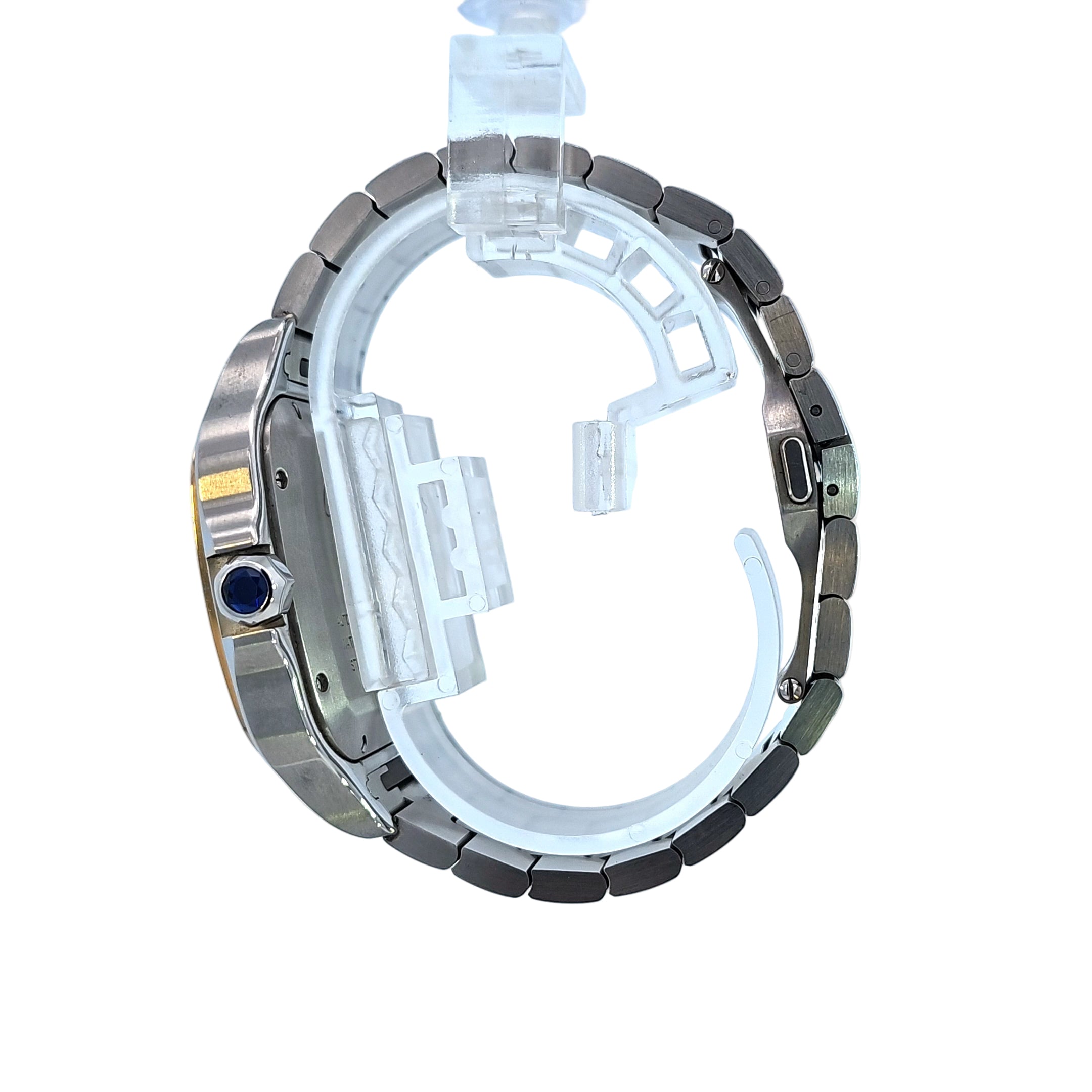 Cartier Santos de Cartier 40mm SS/18KYG 2023 White Dial W2SA0009