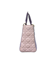 Christian Dior Lady Dior Medium Lambskin Handbag