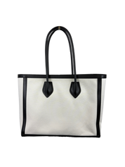 Balmain B-Army 42 Leather-Trimmed Canvas Tote Bag