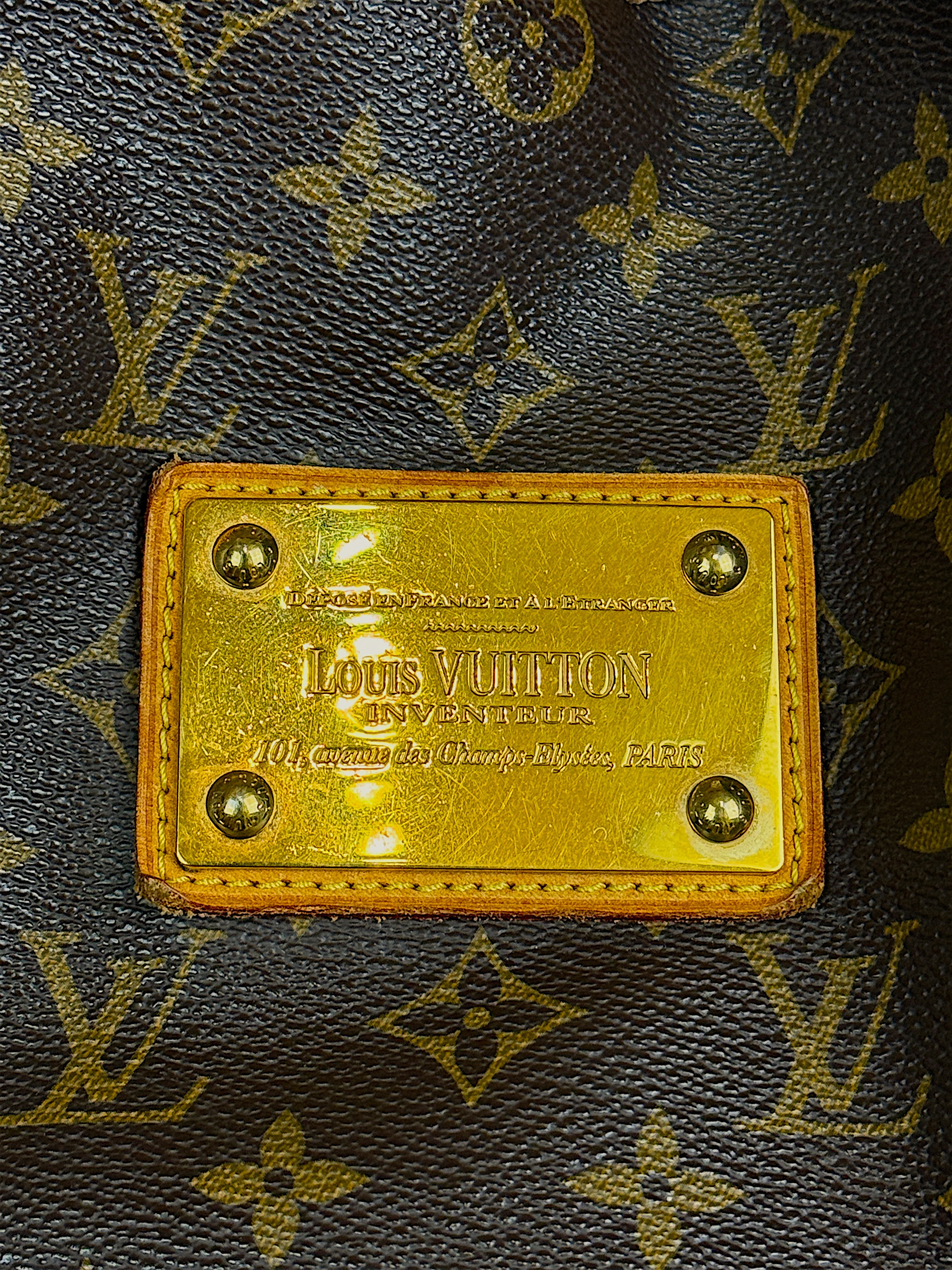 Louis Vuitton Monogram Galliera PM Hobo Bag Brown