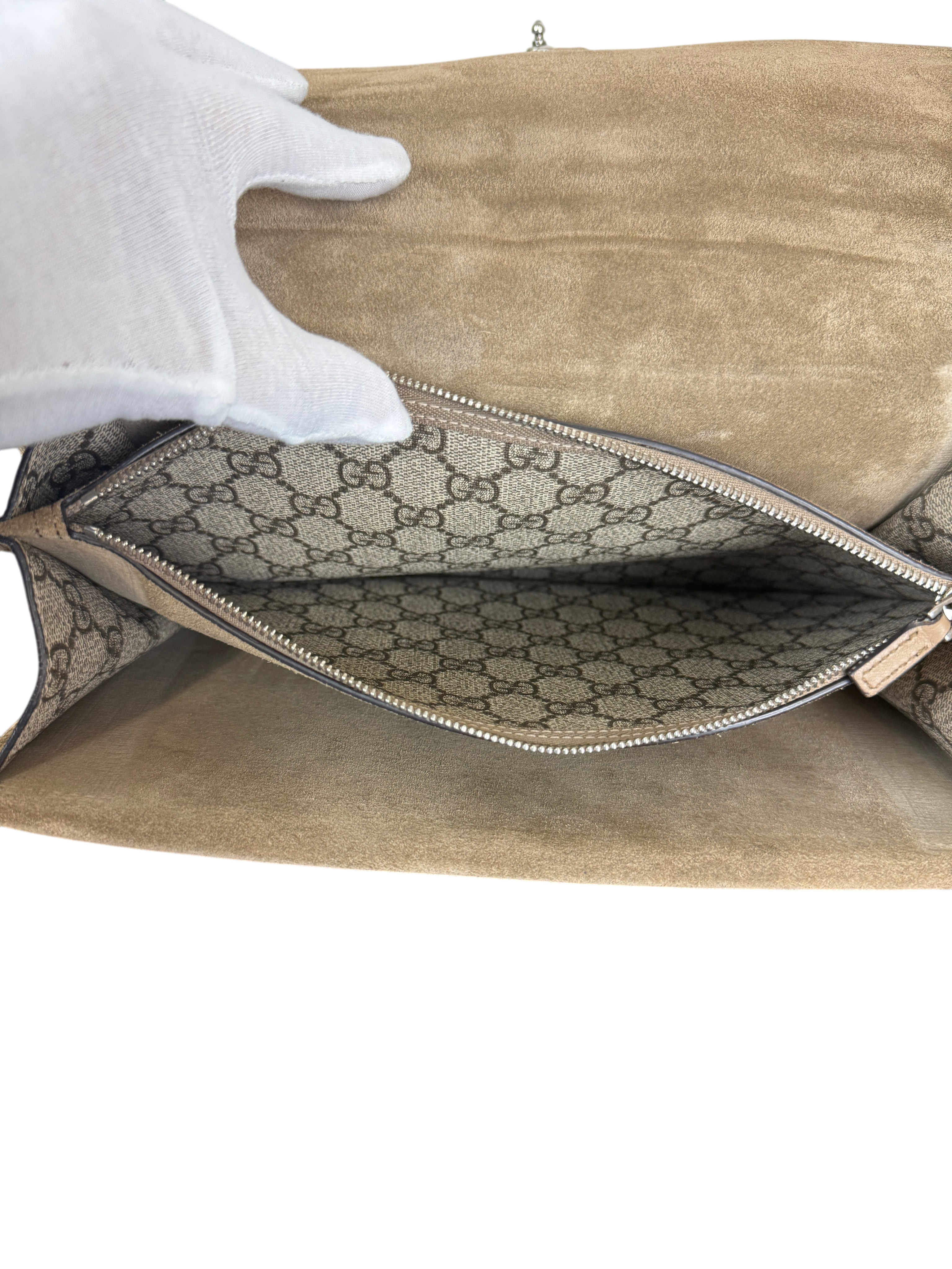 Gucci Dionysus GG Supreme Monogram Shoulder Bag