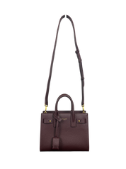 Saint Laurent Sac de Jour Nano Top Handle Bag in Bordeaux