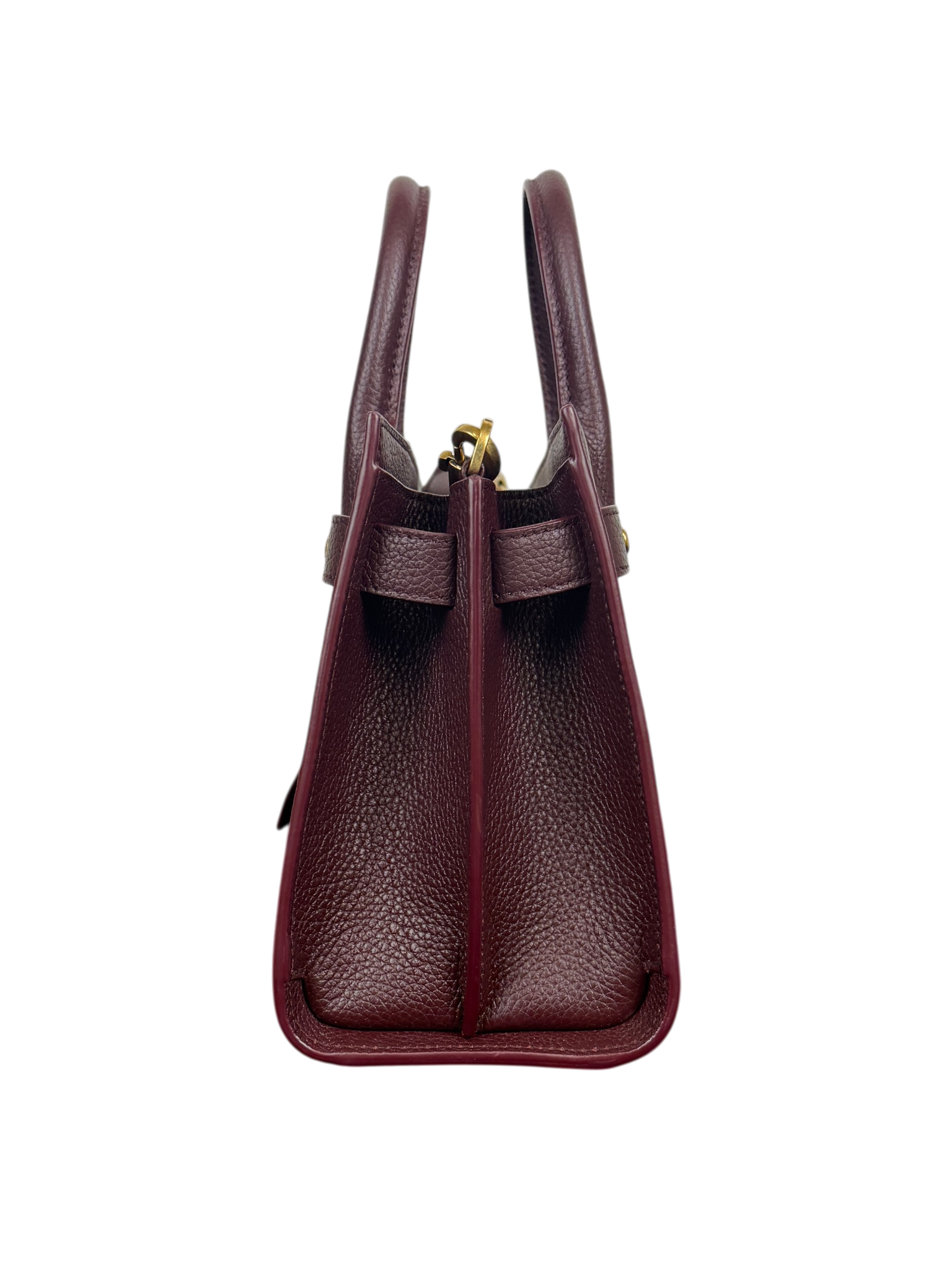 Saint Laurent Sac de Jour Nano Top Handle Bag in Bordeaux