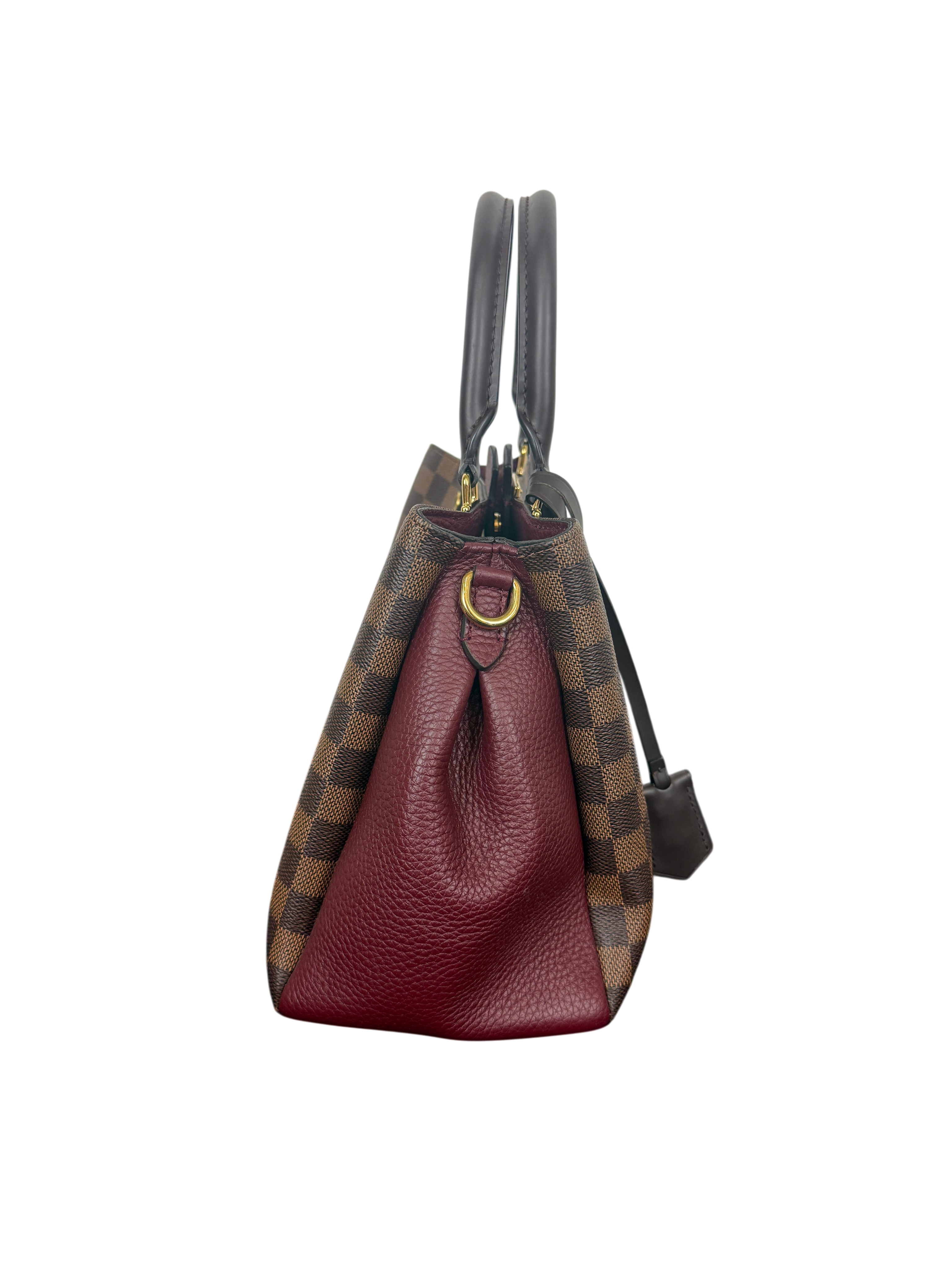 Louis Vuitton Damier Ebene Brittany Bordeaux Handbag