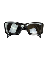 Prada Black Cat Eye Sunglasses PR 13ZS 1AB5S0