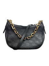 Gucci GG Calfskin Emblem Shoulder Bag