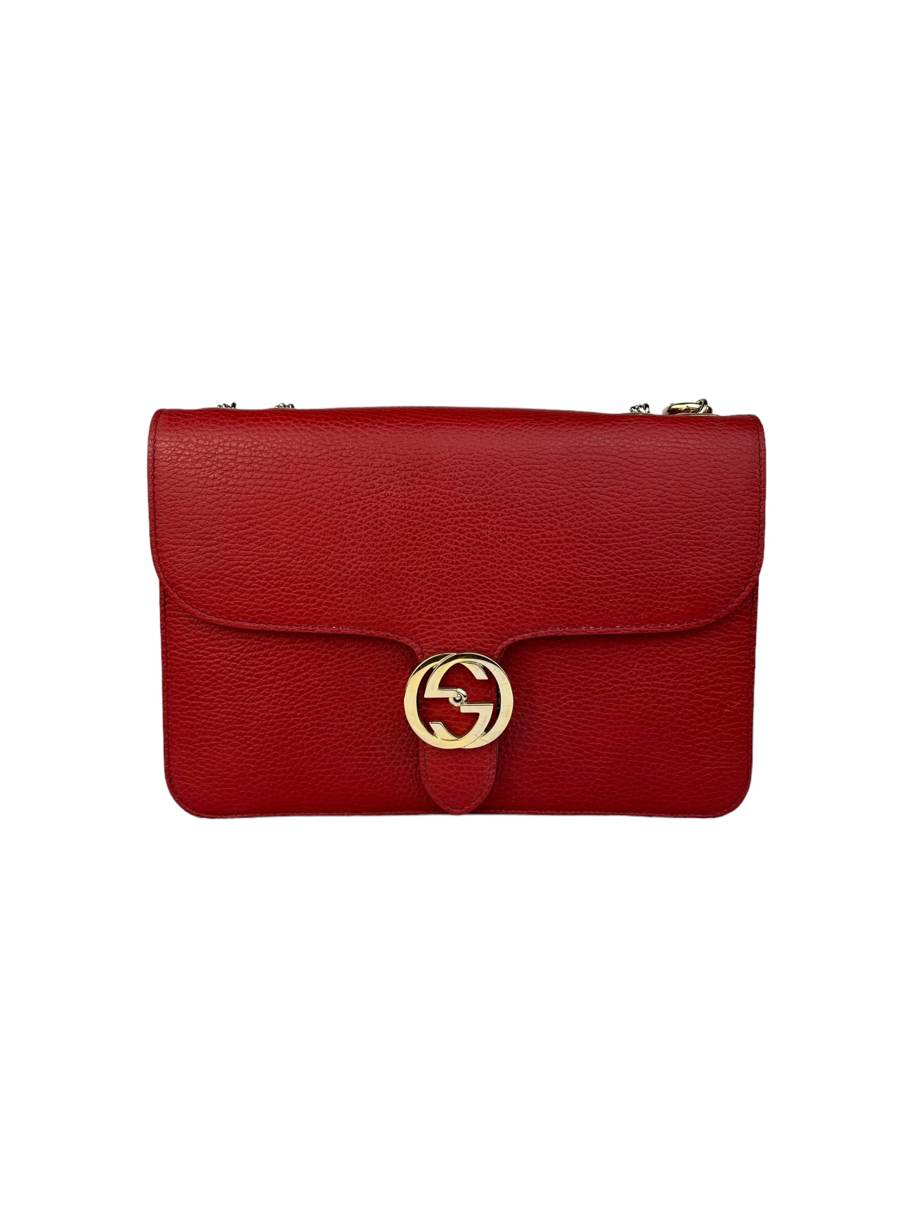 Gucci Medium Dollar Interlocking G Shoulder Bag