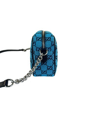 Gucci GG Diagonal Quilted Canvas Marmont Camera Bag