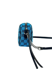 Gucci GG Diagonal Quilted Canvas Marmont Camera Bag