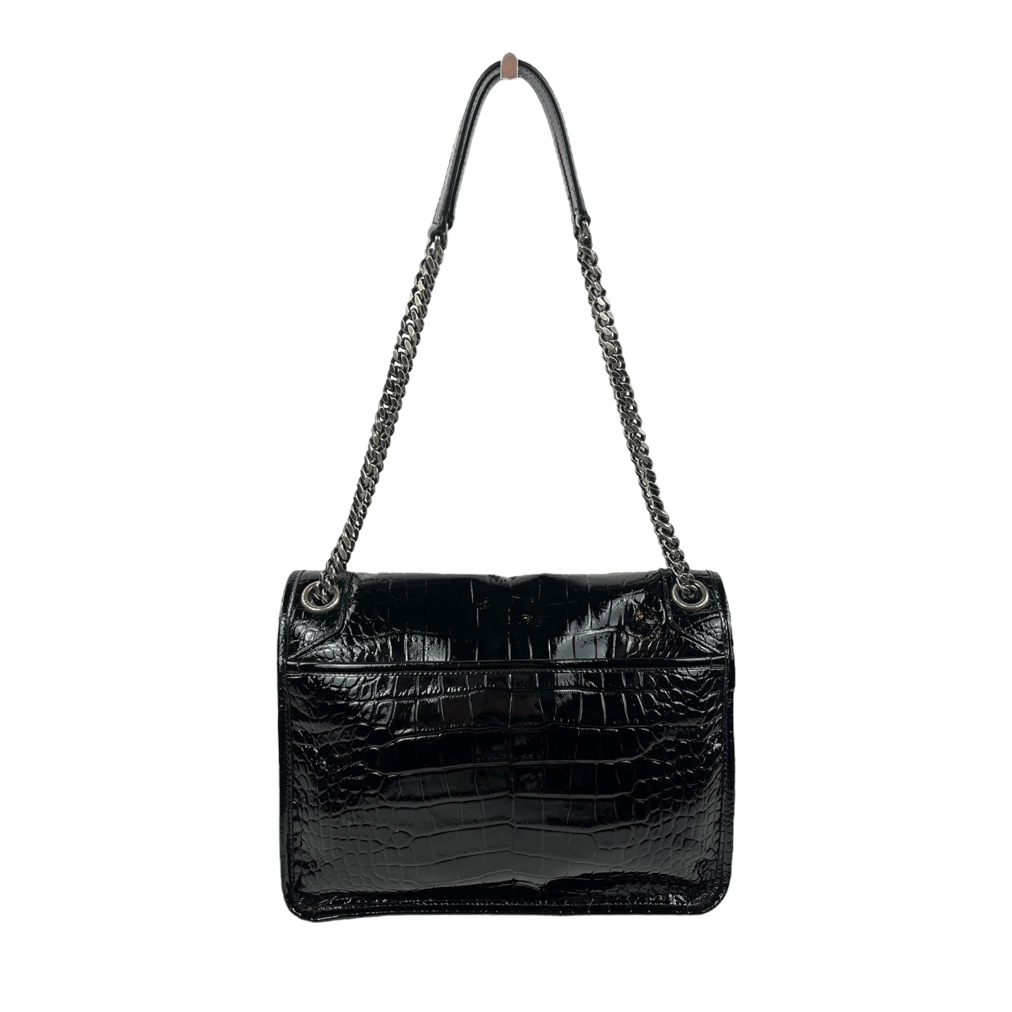 Saint Laurent Nikki Patent Leather Bag