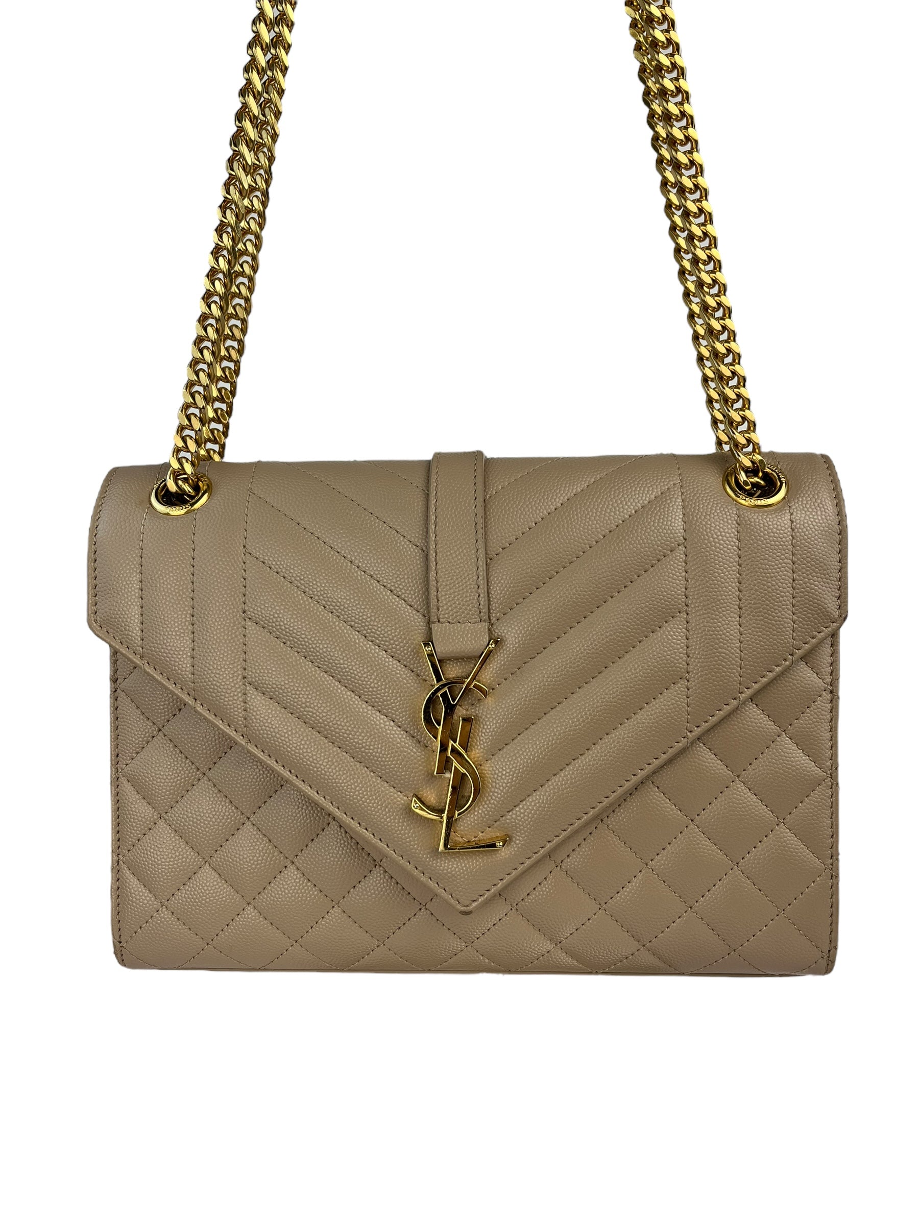 Saint Laurent Envelope Medium Grain De Poudre