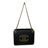 Chanel Quilted Small CC Chain Accordion