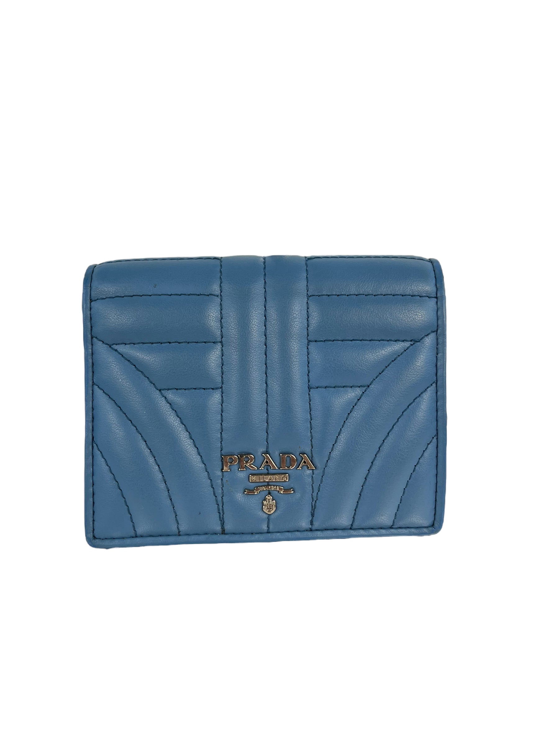 Prada Diagramme Impunture Bifold Wallet