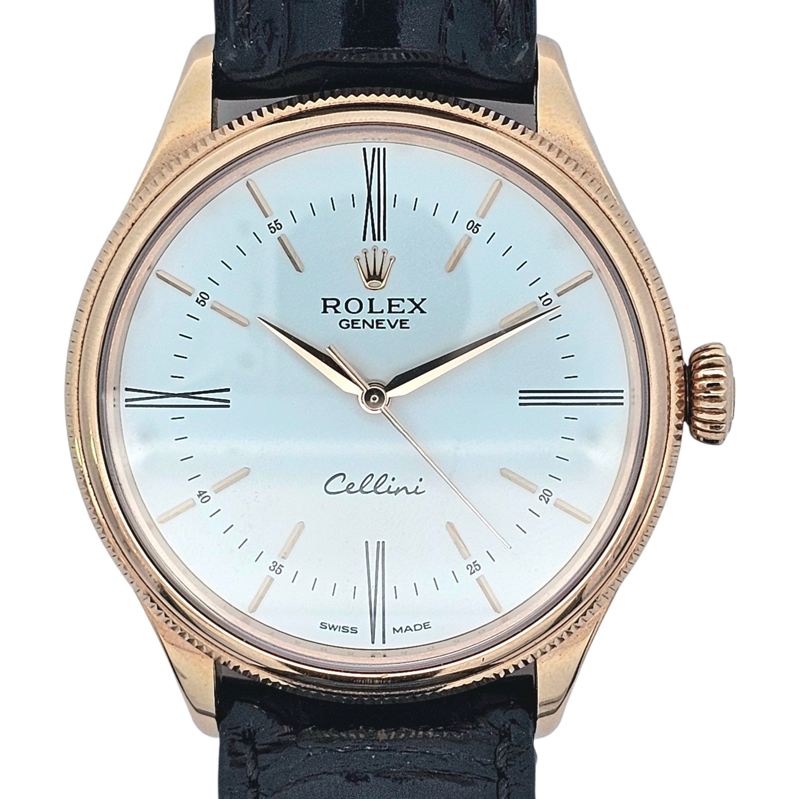 Rolex Cellini 18K Everose Gold