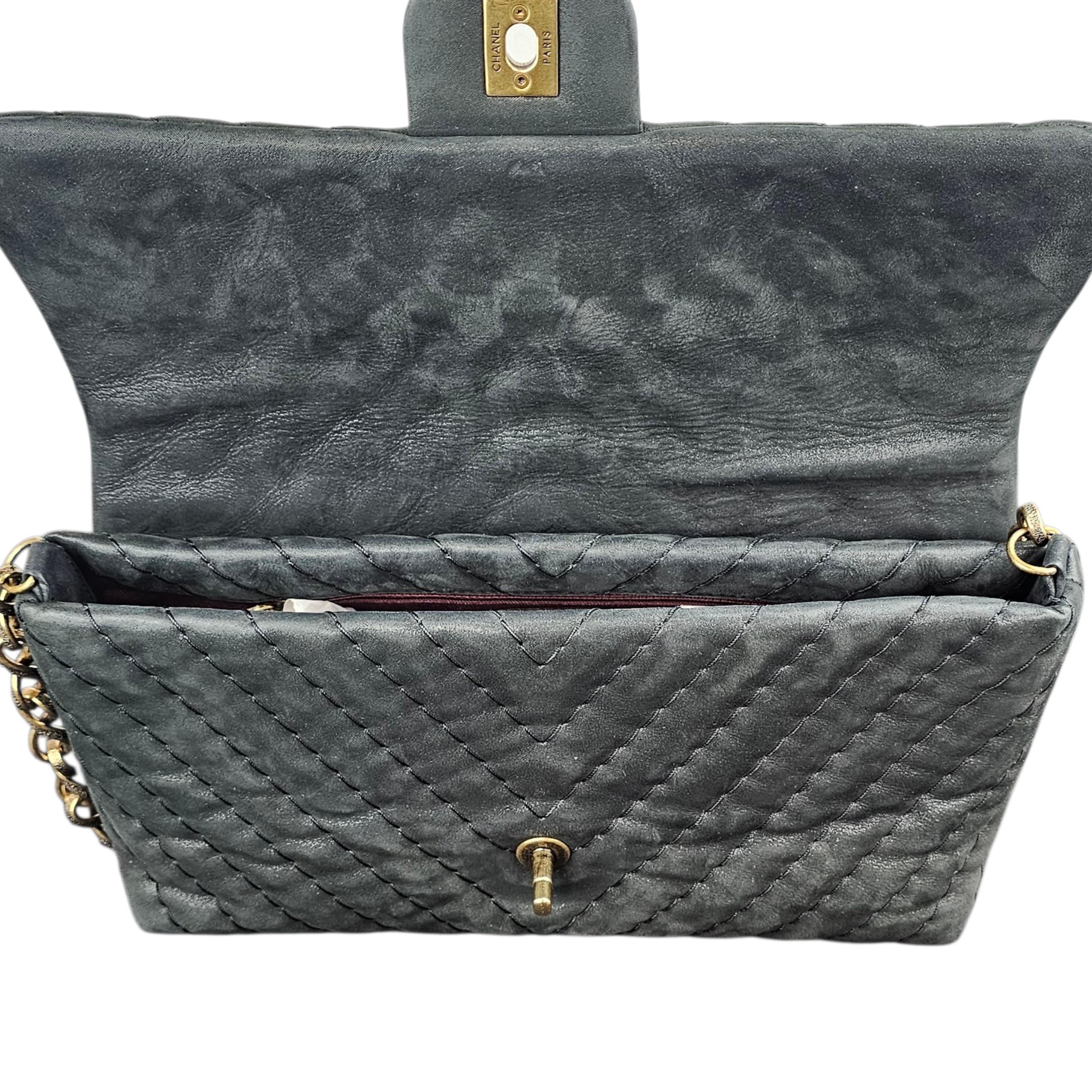 Chanel Jumbo Chevron Double Flap