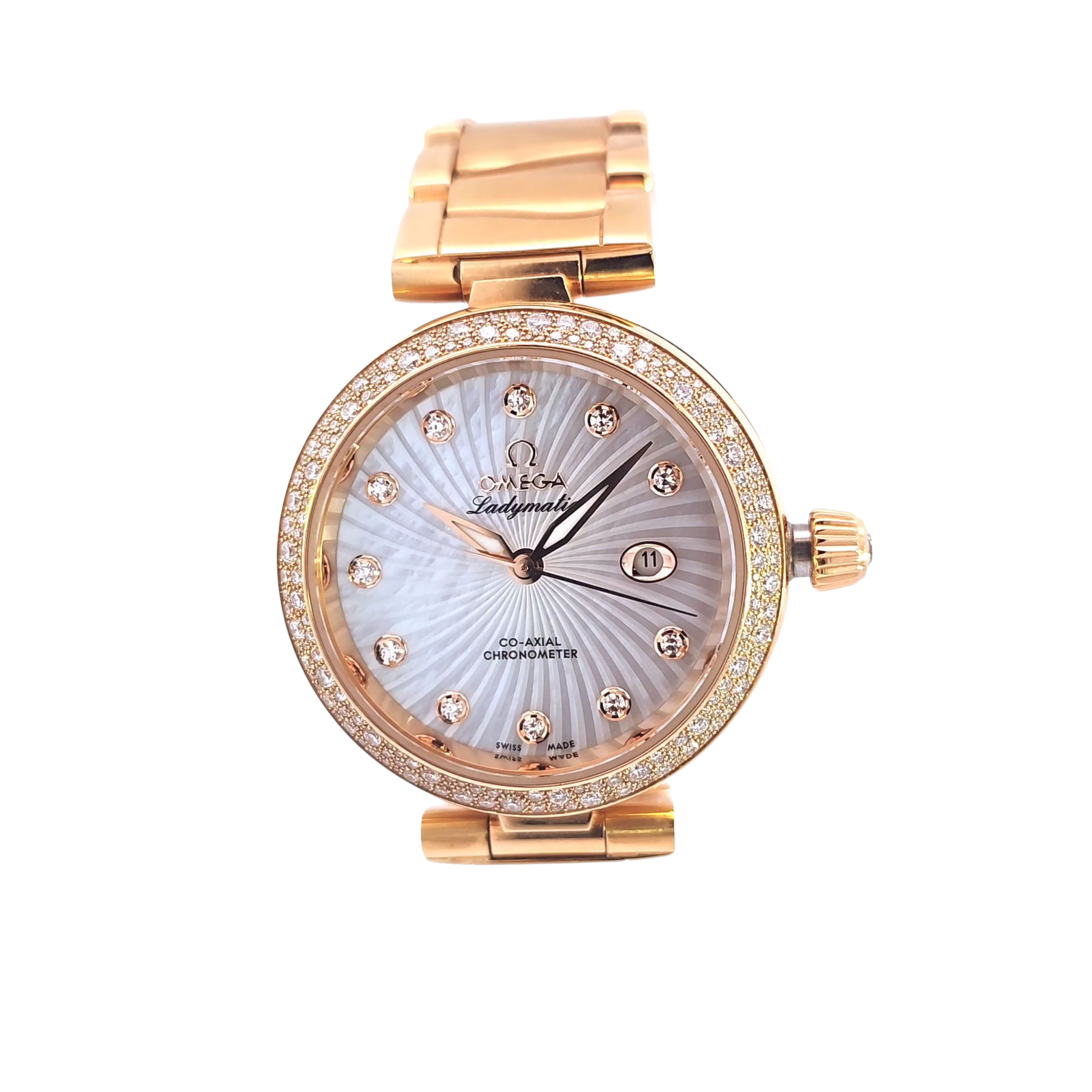 Omega De Ville Ladymatic 18K Rose Gold