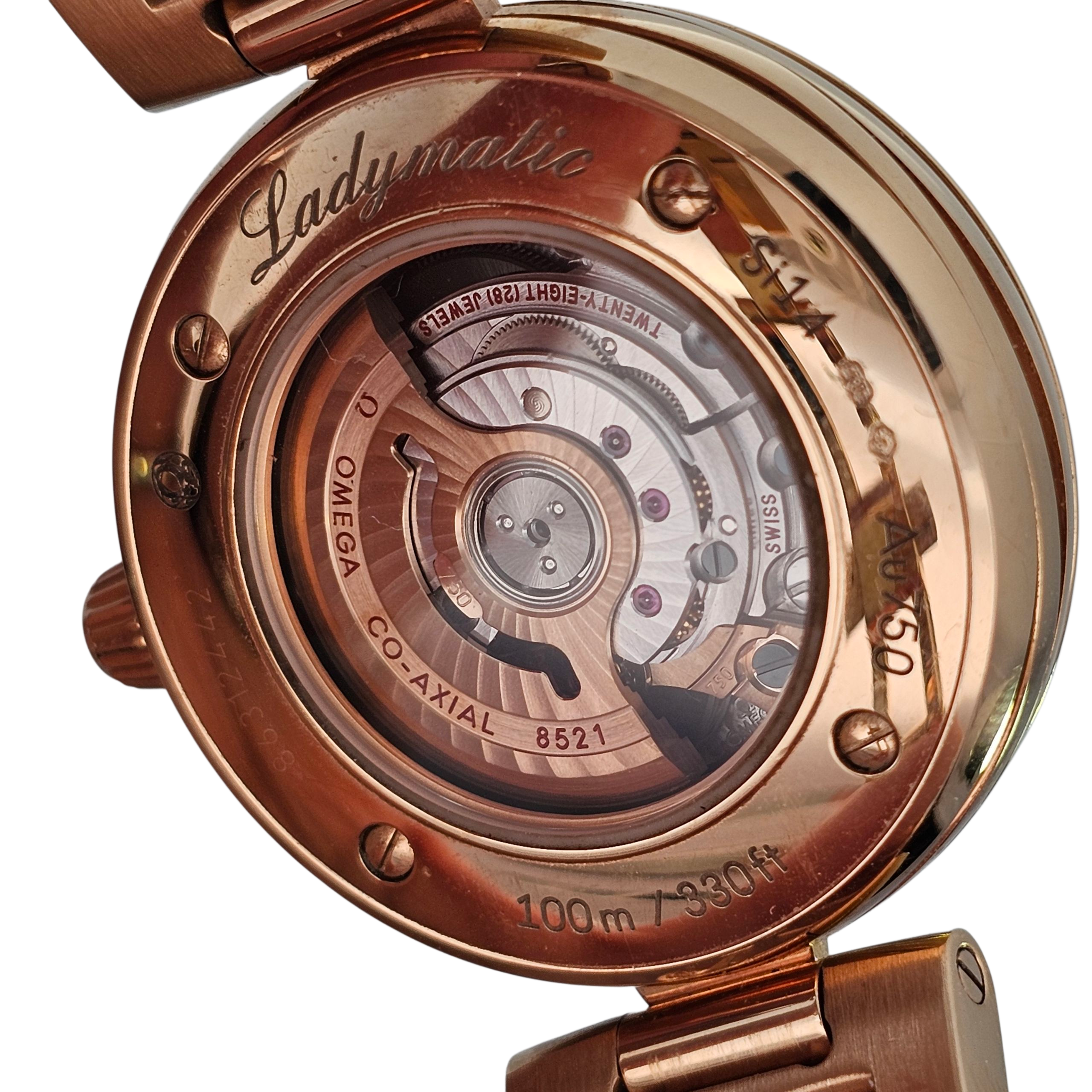 Omega De Ville Ladymatic 18K Rose Gold