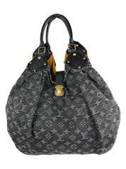 Louis Vuitton Black Monogram Mahina XL Denim