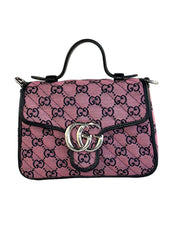 Gucci GG Mini Marmont Diagonal Top Handle Bag