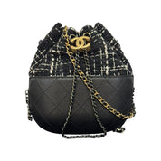 Chanel Tweed Gabrielle Drawstring Bag