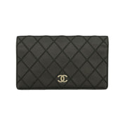 Chanel Embroidered Long Wallet